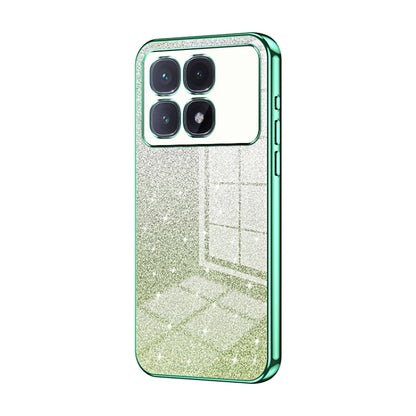 Gradient Glitter Powder Electroplated Phone Case, For Redmi Note 14 5G, For Redmi Note 14 Pro+ 5G, For Redmi 14R, For Redmi Note 14 Pro 5G, For Redmi K70 Ultra, For Xiaomi Redmi Note 13 Pro 4G, For Xiaomi Redmi Note 13 4G, For Xiaomi Redmi Note 13 5G  ...