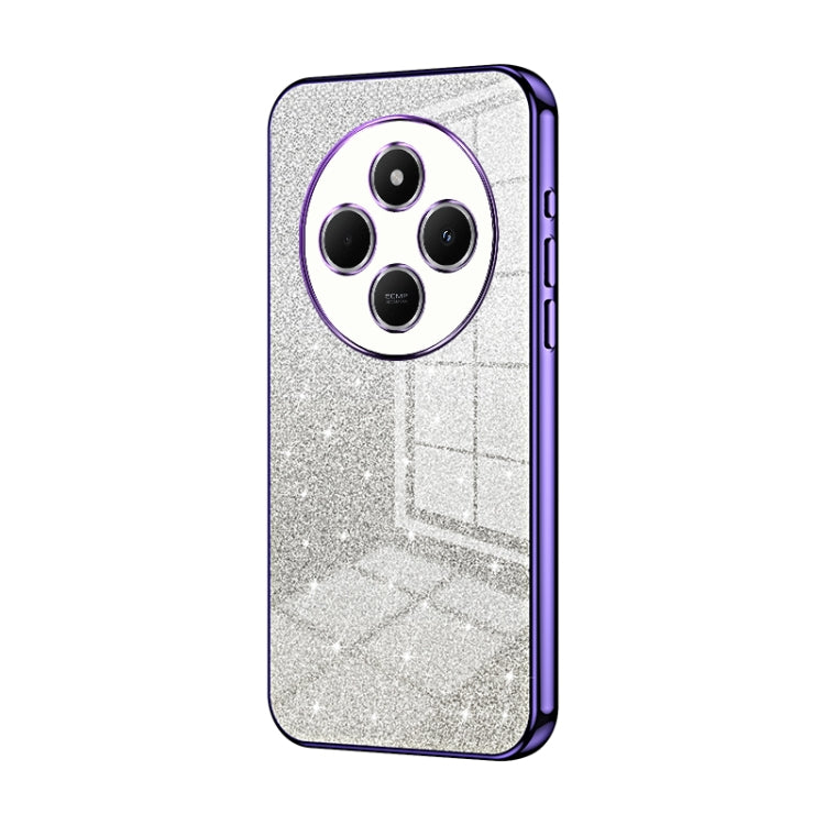 Gradient Glitter Powder Electroplated Phone Case, For Redmi Note 14 5G, For Redmi Note 14 Pro+ 5G, For Redmi 14R, For Redmi Note 14 Pro 5G, For Redmi K70 Ultra, For Xiaomi Redmi Note 13 Pro 4G, For Xiaomi Redmi Note 13 4G, For Xiaomi Redmi Note 13 5G  ...