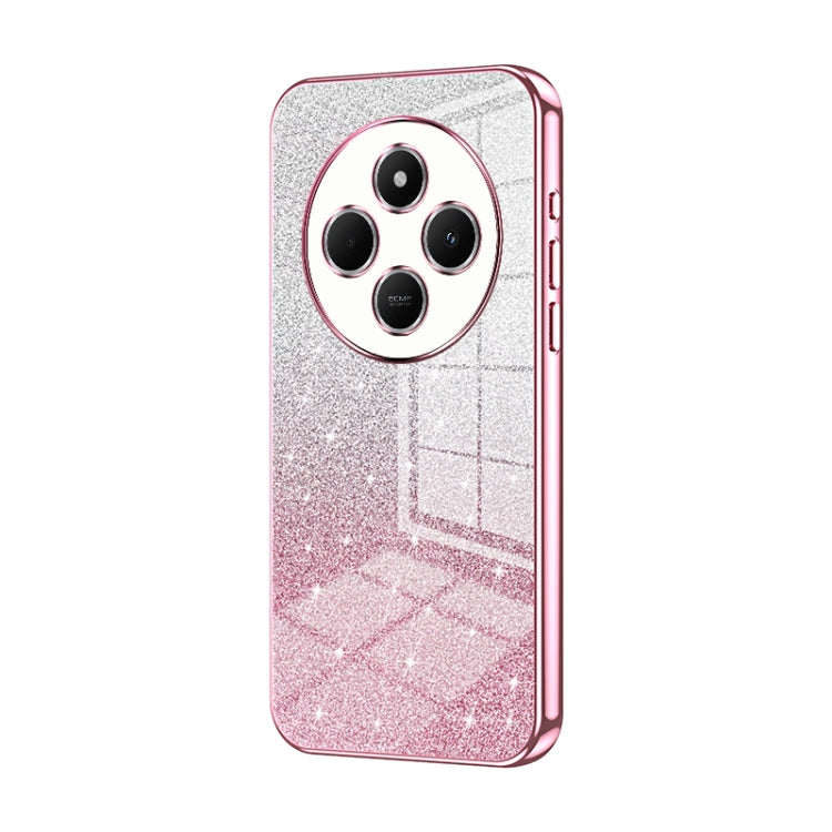 Gradient Glitter Powder Electroplated Phone Case, For Redmi Note 14 5G, For Redmi Note 14 Pro+ 5G, For Redmi 14R, For Redmi Note 14 Pro 5G, For Redmi K70 Ultra, For Xiaomi Redmi Note 13 Pro 4G, For Xiaomi Redmi Note 13 4G, For Xiaomi Redmi Note 13 5G  ...