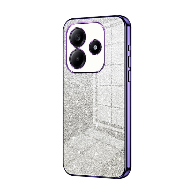 Gradient Glitter Powder Electroplated Phone Case, For Redmi Note 14 5G, For Redmi Note 14 Pro+ 5G, For Redmi 14R, For Redmi Note 14 Pro 5G, For Redmi K70 Ultra, For Xiaomi Redmi Note 13 Pro 4G, For Xiaomi Redmi Note 13 4G, For Xiaomi Redmi Note 13 5G  ...