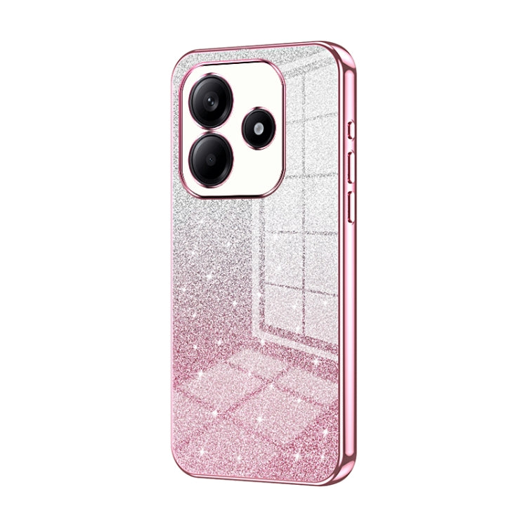 Gradient Glitter Powder Electroplated Phone Case, For Redmi Note 14 5G, For Redmi Note 14 Pro+ 5G, For Redmi 14R, For Redmi Note 14 Pro 5G, For Redmi K70 Ultra, For Xiaomi Redmi Note 13 Pro 4G, For Xiaomi Redmi Note 13 4G, For Xiaomi Redmi Note 13 5G  ...