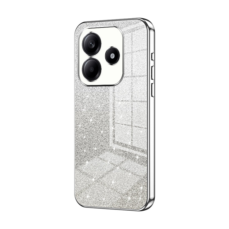 Gradient Glitter Powder Electroplated Phone Case, For Redmi Note 14 5G, For Redmi Note 14 Pro+ 5G, For Redmi 14R, For Redmi Note 14 Pro 5G, For Redmi K70 Ultra, For Xiaomi Redmi Note 13 Pro 4G, For Xiaomi Redmi Note 13 4G, For Xiaomi Redmi Note 13 5G  ...