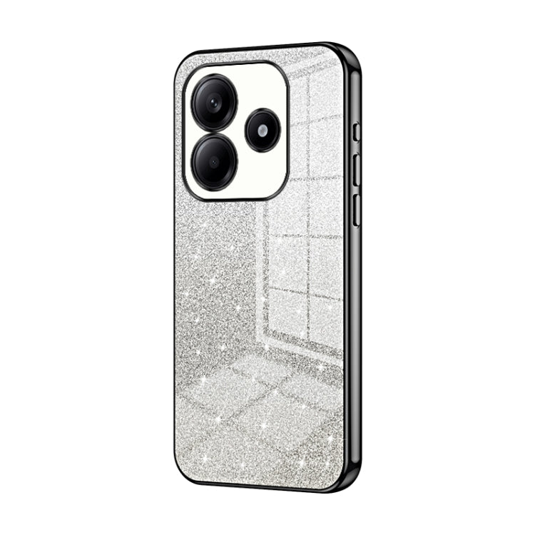 Gradient Glitter Powder Electroplated Phone Case, For Redmi Note 14 5G, For Redmi Note 14 Pro+ 5G, For Redmi 14R, For Redmi Note 14 Pro 5G, For Redmi K70 Ultra, For Xiaomi Redmi Note 13 Pro 4G, For Xiaomi Redmi Note 13 4G, For Xiaomi Redmi Note 13 5G  ...