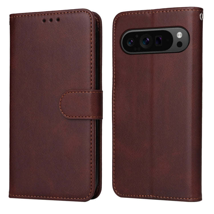Classic Calf Texture Flip Leather Phone Case, For Google Pixel 11a, For Google Pixel 11 Pro XL, For Google Pixel 11 / Pixel 11 Pro, For Google Pixel 10a, For Google Pixel 9a, For Google Pixel 9 Pro, For Google Pixel 9, For Google Pixel 8a