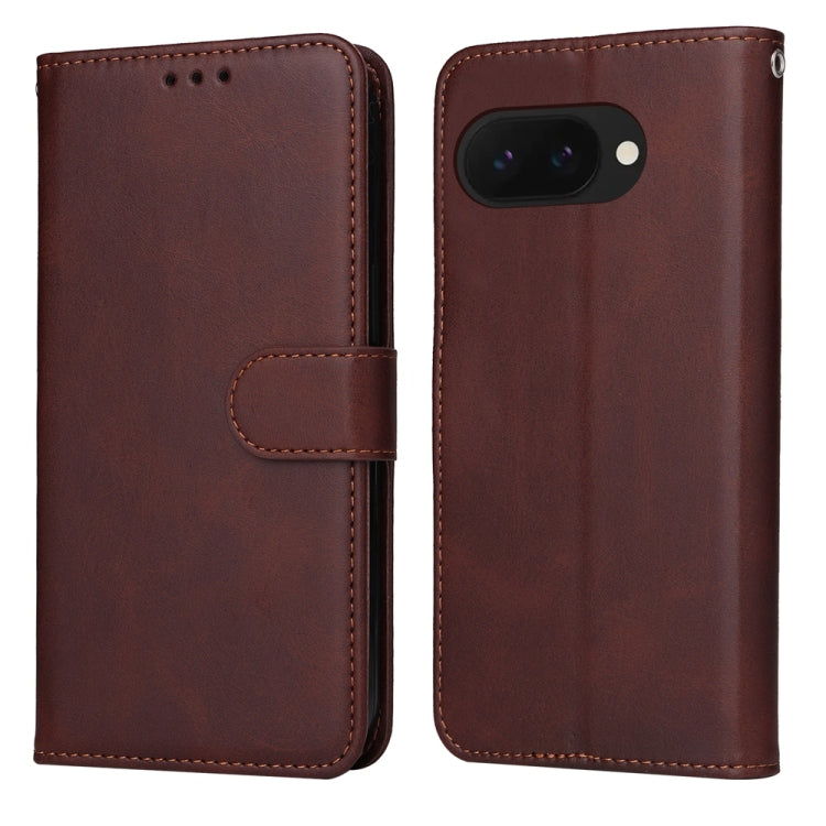 Classic Calf Texture Flip Leather Phone Case, For Google Pixel 11a, For Google Pixel 11 Pro XL, For Google Pixel 11 / Pixel 11 Pro, For Google Pixel 10a, For Google Pixel 9a, For Google Pixel 9 Pro, For Google Pixel 9, For Google Pixel 8a