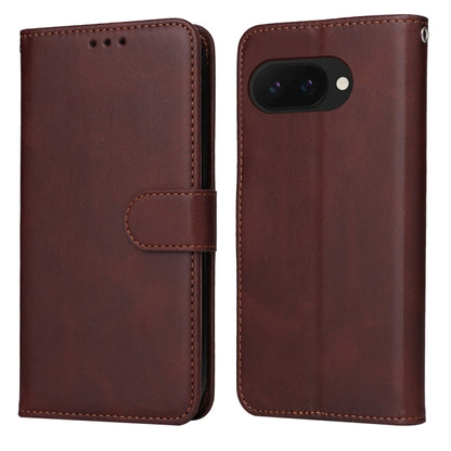 Classic Calf Texture Flip Leather Phone Case, For Google Pixel 11a, For Google Pixel 11 Pro XL, For Google Pixel 11 / Pixel 11 Pro, For Google Pixel 10a, For Google Pixel 9a, For Google Pixel 9 Pro, For Google Pixel 9, For Google Pixel 8a