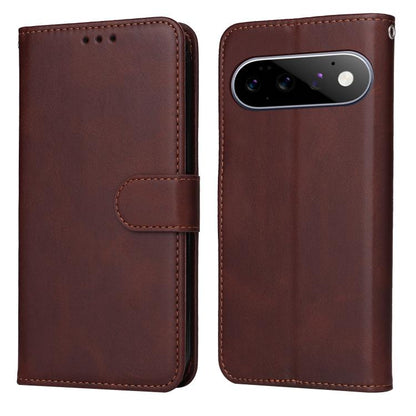 Classic Calf Texture Flip Leather Phone Case, For Google Pixel 11a, For Google Pixel 11 Pro XL, For Google Pixel 11 / Pixel 11 Pro, For Google Pixel 10a, For Google Pixel 9a, For Google Pixel 9 Pro, For Google Pixel 9, For Google Pixel 8a