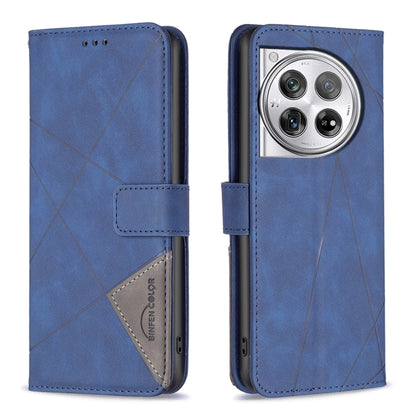 BF05 Magnetic Buckle Rhombus Texture Leather Phone Case, For OnePlus 13, For OnePlus Nord 4, For OnePlus Nord CE4 Lite Global, For OnePlus 12R, For OnePlus 12 5G