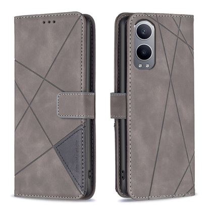 BF05 Magnetic Buckle Rhombus Texture Leather Phone Case, For OnePlus 13, For OnePlus Nord 4, For OnePlus Nord CE4 Lite Global, For OnePlus 12R, For OnePlus 12 5G