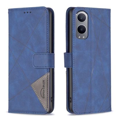 BF05 Magnetic Buckle Rhombus Texture Leather Phone Case, For OnePlus 13, For OnePlus Nord 4, For OnePlus Nord CE4 Lite Global, For OnePlus 12R, For OnePlus 12 5G