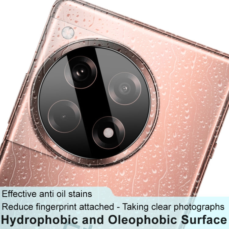 IMAK Rear Camera Lens Glass Film Black Version, For OnePlus Ace 3 5G / 12R 5G, For OnePlus 12 5G