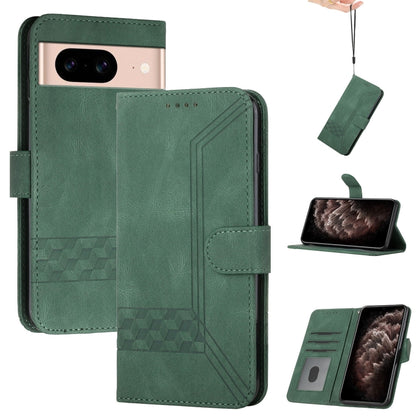 Cubic Skin Feel Flip Leather Phone Case, For Google Pixel 11a, For Google Pixel 10a, For Google Pixel 10 Pro XL, For Google Pixel 10 / Pixel 10 Pro, For Google Pixel 9a, For Google Pixel 9 Pro, For Google Pixel 9, For Google Pixel 8a