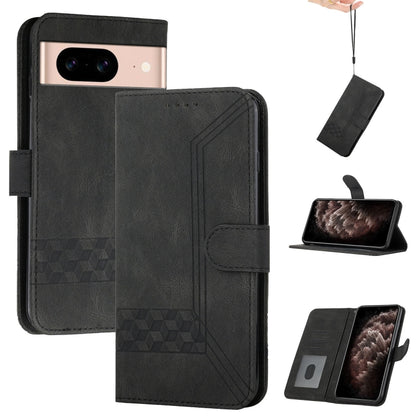 Cubic Skin Feel Flip Leather Phone Case, For Google Pixel 11a, For Google Pixel 10a, For Google Pixel 10 Pro XL, For Google Pixel 10 / Pixel 10 Pro, For Google Pixel 9a, For Google Pixel 9 Pro, For Google Pixel 9, For Google Pixel 8a