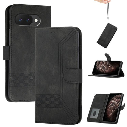 Cubic Skin Feel Flip Leather Phone Case, For Google Pixel 11a, For Google Pixel 10a, For Google Pixel 10 Pro XL, For Google Pixel 10 / Pixel 10 Pro, For Google Pixel 9a, For Google Pixel 9 Pro, For Google Pixel 9, For Google Pixel 8a