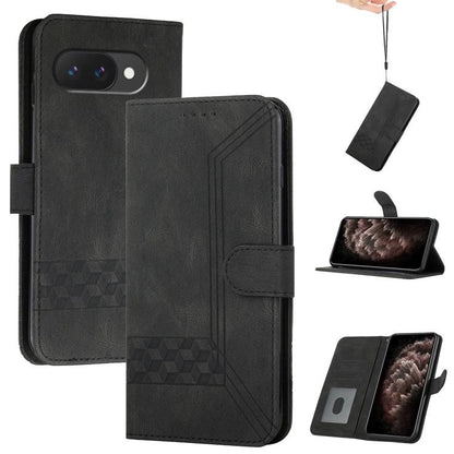 Cubic Skin Feel Flip Leather Phone Case, For Google Pixel 11a, For Google Pixel 10a, For Google Pixel 10 Pro XL, For Google Pixel 10 / Pixel 10 Pro, For Google Pixel 9a, For Google Pixel 9 Pro, For Google Pixel 9, For Google Pixel 8a