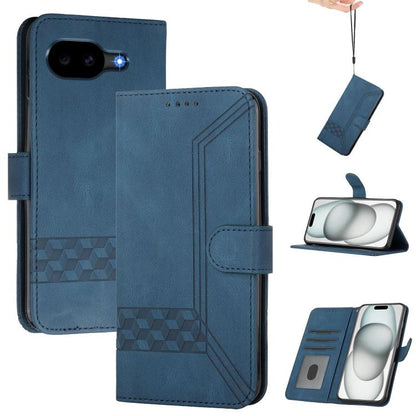 Cubic Skin Feel Flip Leather Phone Case, For Google Pixel 11a, For Google Pixel 10a, For Google Pixel 10 Pro XL, For Google Pixel 10 / Pixel 10 Pro, For Google Pixel 9a, For Google Pixel 9 Pro, For Google Pixel 9, For Google Pixel 8a