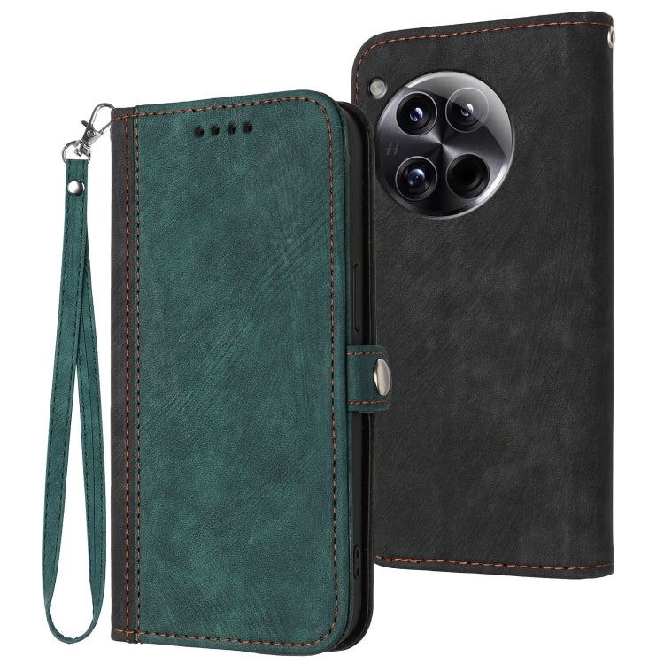 Side Buckle Double Fold Hand Strap Leather Phone Case, For OnePlus Turbo 6 / 6V, For OnePlus Ace 6, For OnePlus 15, For OnePlus 13T, For OnePlus Ace 5 / 13R Global, For OnePlus 12, For OnePlus Ace 2V