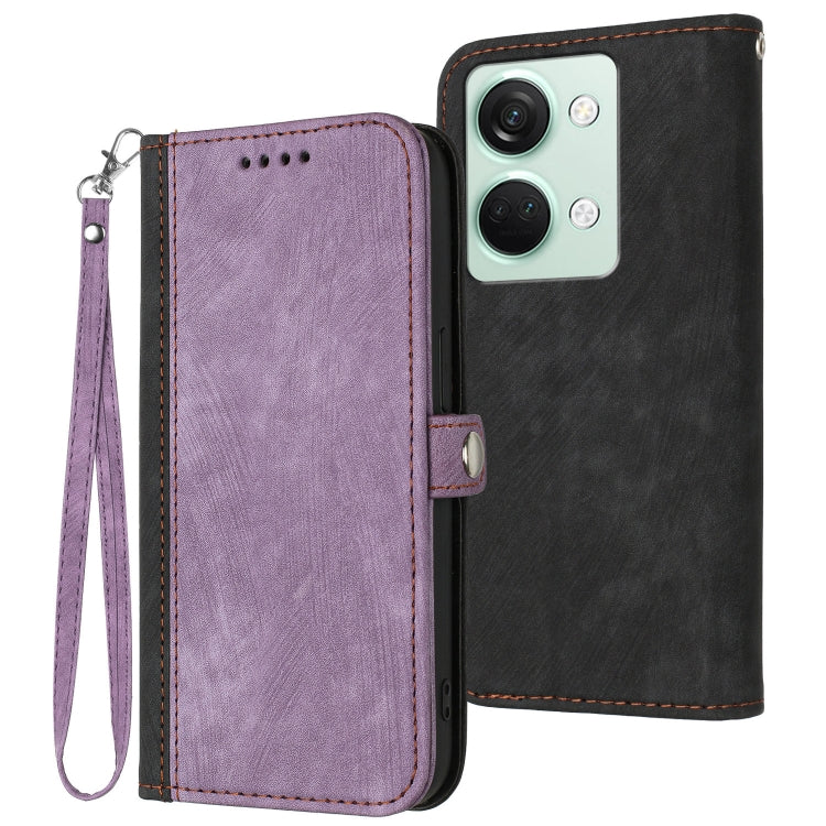 Side Buckle Double Fold Hand Strap Leather Phone Case, For OnePlus Turbo 6 / 6V, For OnePlus Ace 6, For OnePlus 15, For OnePlus 13T, For OnePlus Ace 5 / 13R Global, For OnePlus 12, For OnePlus Ace 2V