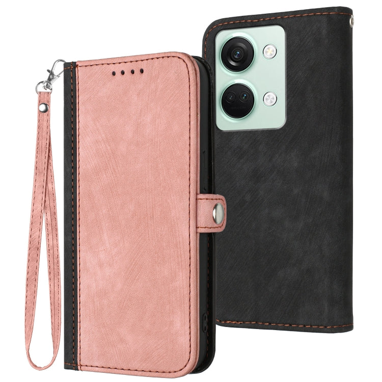 Side Buckle Double Fold Hand Strap Leather Phone Case, For OnePlus Turbo 6 / 6V, For OnePlus Ace 6, For OnePlus 15, For OnePlus 13T, For OnePlus Ace 5 / 13R Global, For OnePlus 12, For OnePlus Ace 2V