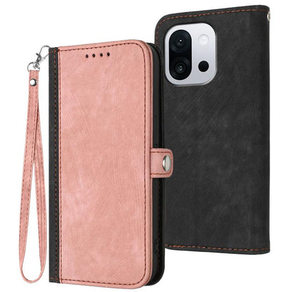 Side Buckle Double Fold Hand Strap Leather Phone Case, For OnePlus Turbo 6 / 6V, For OnePlus Ace 6, For OnePlus 15, For OnePlus 13T, For OnePlus Ace 5 / 13R Global, For OnePlus 12, For OnePlus Ace 2V