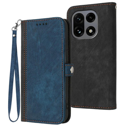 Side Buckle Double Fold Hand Strap Leather Phone Case, For OnePlus Turbo 6 / 6V, For OnePlus Ace 6, For OnePlus 15, For OnePlus 13T, For OnePlus Ace 5 / 13R Global, For OnePlus 12, For OnePlus Ace 2V