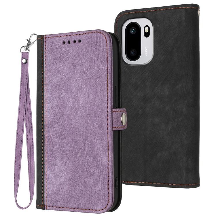 Side Buckle Double Fold Hand Strap Leather Phone Case, For OnePlus Turbo 6 / 6V, For OnePlus Ace 6, For OnePlus 15, For OnePlus 13T, For OnePlus Ace 5 / 13R Global, For OnePlus 12, For OnePlus Ace 2V