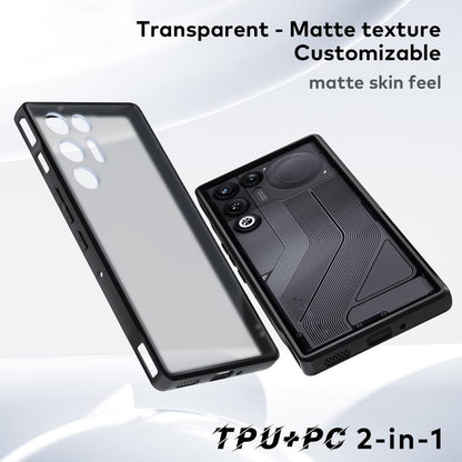 Fine Pore Matte Black TPU + PC Phone Case, For ZTE nubia RedMagic 11 Air, For ZTE nubia RedMagic 8 Pro