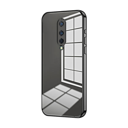 Transparent Plating Fine Hole Phone Case, For OnePlus 8 Pro, For OnePlus 8