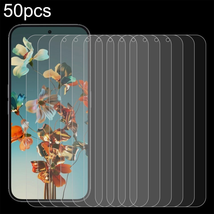 50pcs 0.26mm 9H 2.5D Tempered Glass Film, For Nothing Phone 4a Pro, For Nothing Phone 4a, For Nothing Phone 3, For Nothing CMF Phone 2 Pro, For Nothing Phone 3a, For Nothing Phone 3a Pro, For Nothing Phone 2a Plus, For Nothing CMF Phone 1              ...