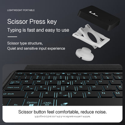 YJ-A9+ Split Bluetooth Keyboard Leather Tablet Case, For Samsung Galaxy Tab A9+ X210