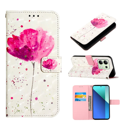 Paint splatter heart flip leather phone case with magnetic closure and card slot