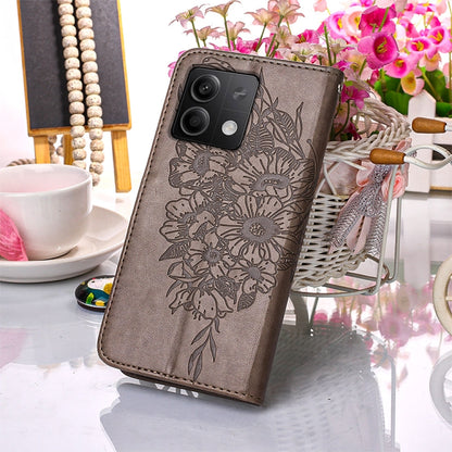 Embossed Butterfly Leather Phone Case, For Xiaomi Redmi Note 13 5G Global, For Xiaomi Redmi 13C, For Xiaomi Redmi Note 13 Pro+ 5G, For Xiaomi Redmi Note 13 Pro 5G Global, For Xiaomi Poco M6 Pro 5G / Redmi 12 4G/5G, For Xiaomi Redmi K70 / K70 Pro       ...