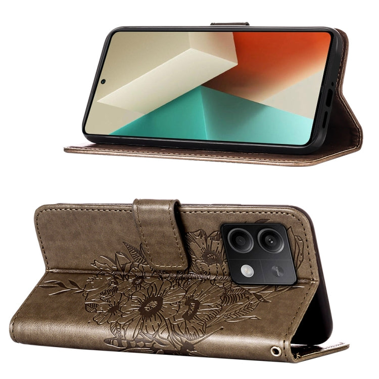 Embossed Butterfly Leather Phone Case, For Xiaomi Redmi Note 13 5G Global, For Xiaomi Redmi 13C, For Xiaomi Redmi Note 13 Pro+ 5G, For Xiaomi Redmi Note 13 Pro 5G Global, For Xiaomi Poco M6 Pro 5G / Redmi 12 4G/5G, For Xiaomi Redmi K70 / K70 Pro       ...