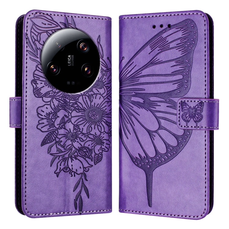 Embossed Butterfly Leather Phone Case, For Xiaomi Redmi Note 13 5G Global, For Xiaomi Redmi 13C, For Xiaomi Redmi Note 13 Pro+ 5G, For Xiaomi Redmi Note 13 Pro 5G Global, For Xiaomi Poco M6 Pro 5G / Redmi 12 4G/5G, For Xiaomi Redmi K70 / K70 Pro       ...