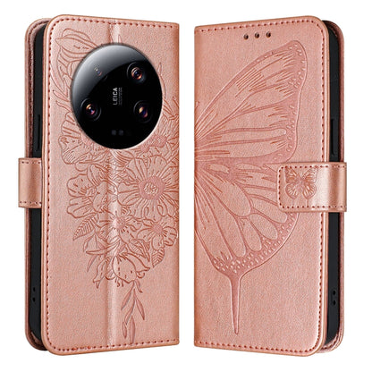 Embossed Butterfly Leather Phone Case, For Xiaomi Redmi Note 13 5G Global, For Xiaomi Redmi 13C, For Xiaomi Redmi Note 13 Pro+ 5G, For Xiaomi Redmi Note 13 Pro 5G Global, For Xiaomi Poco M6 Pro 5G / Redmi 12 4G/5G, For Xiaomi Redmi K70 / K70 Pro       ...