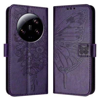 Embossed Butterfly Leather Phone Case, For Xiaomi Redmi Note 13 5G Global, For Xiaomi Redmi 13C, For Xiaomi Redmi Note 13 Pro+ 5G, For Xiaomi Redmi Note 13 Pro 5G Global, For Xiaomi Poco M6 Pro 5G / Redmi 12 4G/5G, For Xiaomi Redmi K70 / K70 Pro       ...