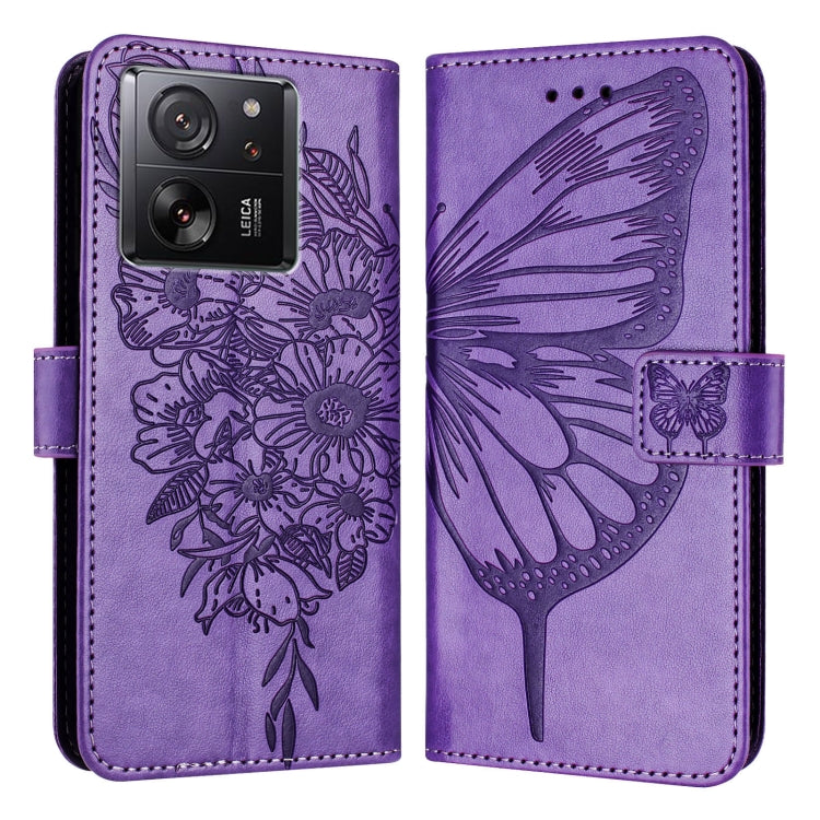 Embossed Butterfly Leather Phone Case, For Xiaomi Redmi Note 13 5G Global, For Xiaomi Redmi 13C, For Xiaomi Redmi Note 13 Pro+ 5G, For Xiaomi Redmi Note 13 Pro 5G Global, For Xiaomi Poco M6 Pro 5G / Redmi 12 4G/5G, For Xiaomi Redmi K70 / K70 Pro       ...