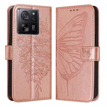 Embossed Butterfly Leather Phone Case, For Xiaomi Redmi Note 13 5G Global, For Xiaomi Redmi 13C, For Xiaomi Redmi Note 13 Pro+ 5G, For Xiaomi Redmi Note 13 Pro 5G Global, For Xiaomi Poco M6 Pro 5G / Redmi 12 4G/5G, For Xiaomi Redmi K70 / K70 Pro       ...