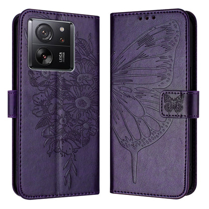 Embossed Butterfly Leather Phone Case, For Xiaomi Redmi Note 13 5G Global, For Xiaomi Redmi 13C, For Xiaomi Redmi Note 13 Pro+ 5G, For Xiaomi Redmi Note 13 Pro 5G Global, For Xiaomi Poco M6 Pro 5G / Redmi 12 4G/5G, For Xiaomi Redmi K70 / K70 Pro       ...