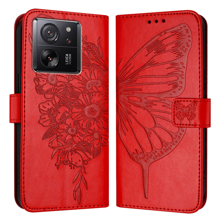 Embossed Butterfly Leather Phone Case, For Xiaomi Redmi Note 13 5G Global, For Xiaomi Redmi 13C, For Xiaomi Redmi Note 13 Pro+ 5G, For Xiaomi Redmi Note 13 Pro 5G Global, For Xiaomi Poco M6 Pro 5G / Redmi 12 4G/5G, For Xiaomi Redmi K70 / K70 Pro       ...