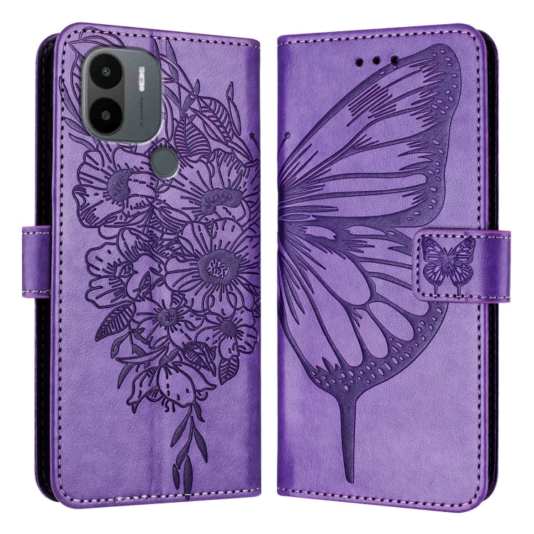 Embossed Butterfly Leather Phone Case, For Xiaomi Redmi Note 13 5G Global, For Xiaomi Redmi 13C, For Xiaomi Redmi Note 13 Pro+ 5G, For Xiaomi Redmi Note 13 Pro 5G Global, For Xiaomi Poco M6 Pro 5G / Redmi 12 4G/5G, For Xiaomi Redmi K70 / K70 Pro       ...