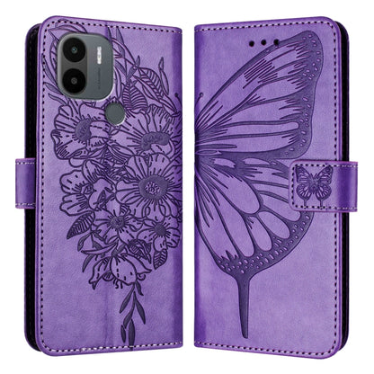 Embossed Butterfly Leather Phone Case, For Xiaomi Redmi Note 13 5G Global, For Xiaomi Redmi 13C, For Xiaomi Redmi Note 13 Pro+ 5G, For Xiaomi Redmi Note 13 Pro 5G Global, For Xiaomi Poco M6 Pro 5G / Redmi 12 4G/5G, For Xiaomi Redmi K70 / K70 Pro       ...