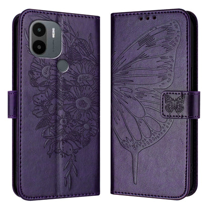 Embossed Butterfly Leather Phone Case, For Xiaomi Redmi Note 13 5G Global, For Xiaomi Redmi 13C, For Xiaomi Redmi Note 13 Pro+ 5G, For Xiaomi Redmi Note 13 Pro 5G Global, For Xiaomi Poco M6 Pro 5G / Redmi 12 4G/5G, For Xiaomi Redmi K70 / K70 Pro       ...