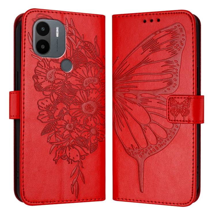 Embossed Butterfly Leather Phone Case, For Xiaomi Redmi Note 13 5G Global, For Xiaomi Redmi 13C, For Xiaomi Redmi Note 13 Pro+ 5G, For Xiaomi Redmi Note 13 Pro 5G Global, For Xiaomi Poco M6 Pro 5G / Redmi 12 4G/5G, For Xiaomi Redmi K70 / K70 Pro       ...