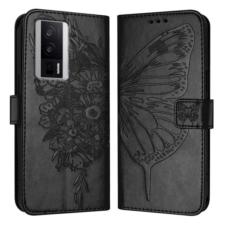 Embossed Butterfly Leather Phone Case, For Xiaomi Redmi Note 13 5G Global, For Xiaomi Redmi 13C, For Xiaomi Redmi Note 13 Pro+ 5G, For Xiaomi Redmi Note 13 Pro 5G Global, For Xiaomi Poco M6 Pro 5G / Redmi 12 4G/5G, For Xiaomi Redmi K70 / K70 Pro       ...