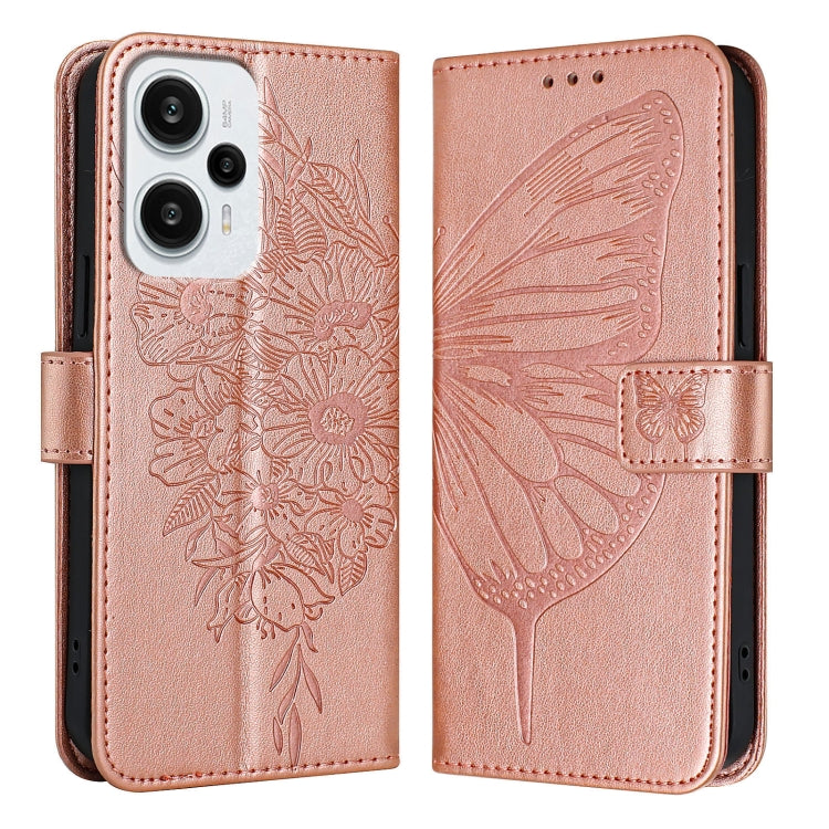 Embossed Butterfly Leather Phone Case, For Xiaomi Redmi Note 13 5G Global, For Xiaomi Redmi 13C, For Xiaomi Redmi Note 13 Pro+ 5G, For Xiaomi Redmi Note 13 Pro 5G Global, For Xiaomi Poco M6 Pro 5G / Redmi 12 4G/5G, For Xiaomi Redmi K70 / K70 Pro       ...