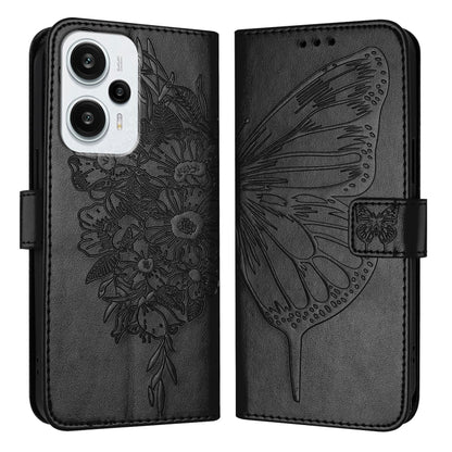 Embossed Butterfly Leather Phone Case, For Xiaomi Redmi Note 13 5G Global, For Xiaomi Redmi 13C, For Xiaomi Redmi Note 13 Pro+ 5G, For Xiaomi Redmi Note 13 Pro 5G Global, For Xiaomi Poco M6 Pro 5G / Redmi 12 4G/5G, For Xiaomi Redmi K70 / K70 Pro       ...