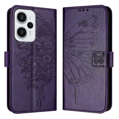 Embossed Butterfly Leather Phone Case, For Xiaomi Redmi Note 13 5G Global, For Xiaomi Redmi 13C, For Xiaomi Redmi Note 13 Pro+ 5G, For Xiaomi Redmi Note 13 Pro 5G Global, For Xiaomi Poco M6 Pro 5G / Redmi 12 4G/5G, For Xiaomi Redmi K70 / K70 Pro       ...