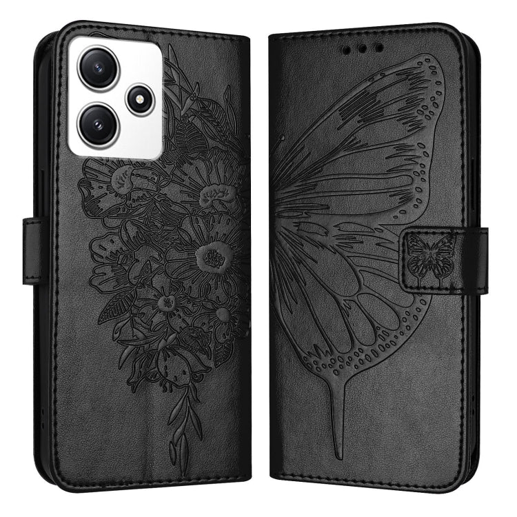 Embossed Butterfly Leather Phone Case, For Xiaomi Redmi Note 13 5G Global, For Xiaomi Redmi 13C, For Xiaomi Redmi Note 13 Pro+ 5G, For Xiaomi Redmi Note 13 Pro 5G Global, For Xiaomi Poco M6 Pro 5G / Redmi 12 4G/5G, For Xiaomi Redmi K70 / K70 Pro       ...