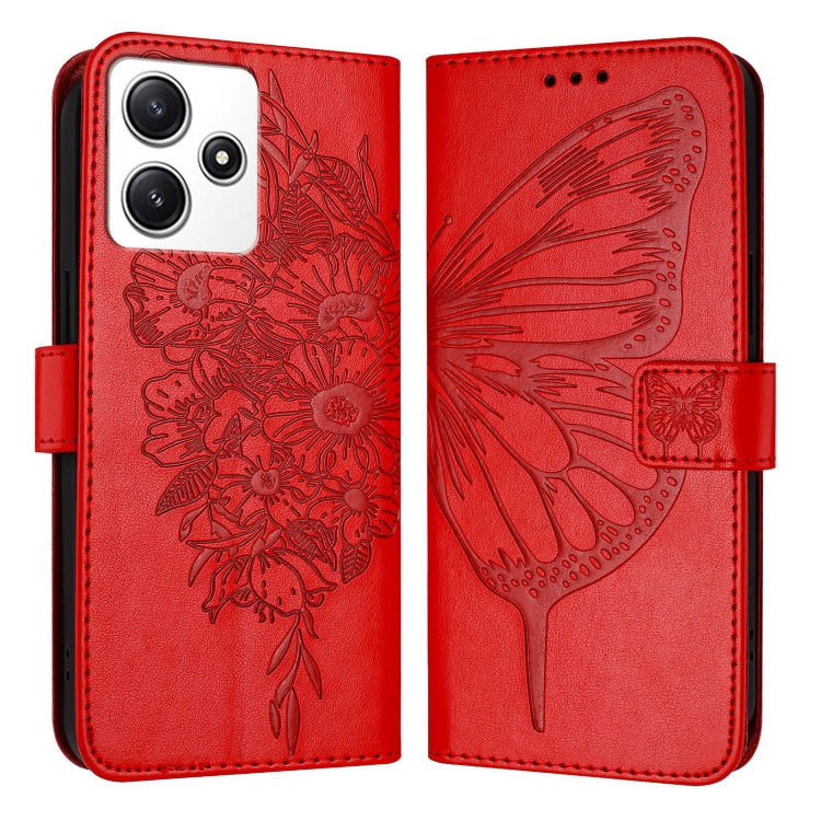 Embossed Butterfly Leather Phone Case, For Xiaomi Redmi Note 13 5G Global, For Xiaomi Redmi 13C, For Xiaomi Redmi Note 13 Pro+ 5G, For Xiaomi Redmi Note 13 Pro 5G Global, For Xiaomi Poco M6 Pro 5G / Redmi 12 4G/5G, For Xiaomi Redmi K70 / K70 Pro       ...